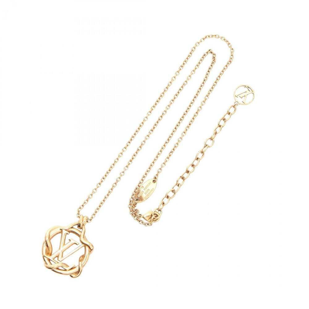 LOUIS VUITTON Gold Necklace - Picture 3 of 10
